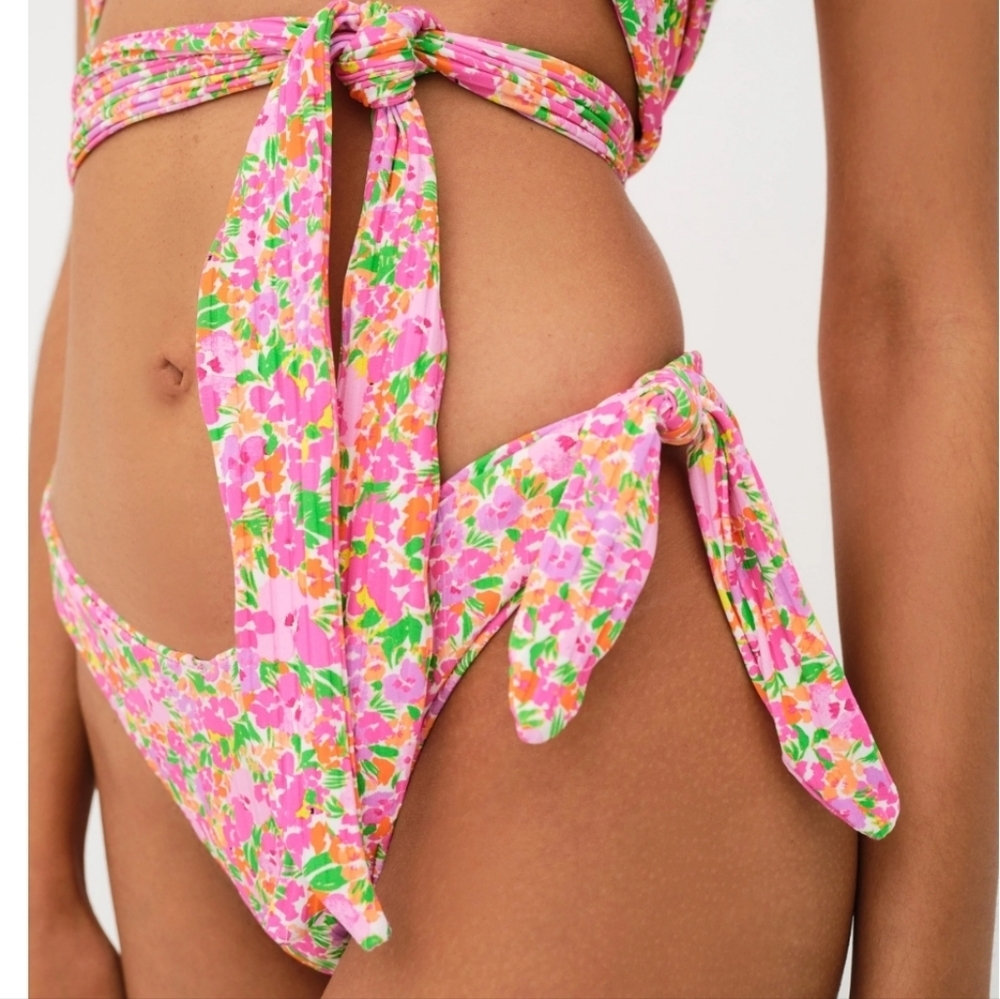 New!For Love and Lemons Dixie Cheeky Bikini Bottom